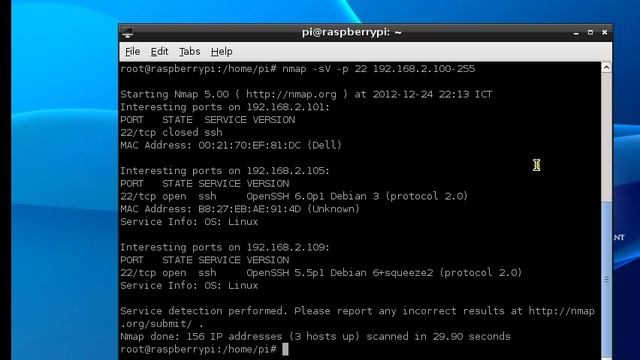 How to use nmap for scanning port number 22 for connect Raspberry Pi first time смотреть онлайн