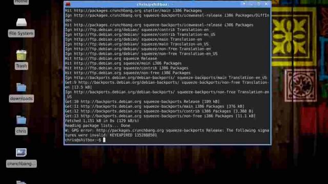 Installing & Removing Packages, Updating, and Upgrading CrunchBang Linux смотреть онлайн
