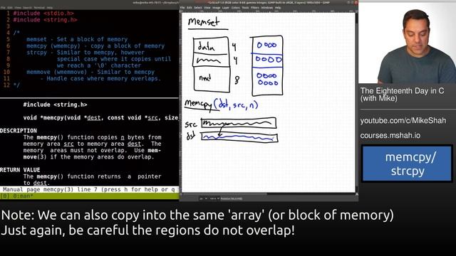 [Day 18] - memset, memcpy, strcpy, memmove смотреть онлайн