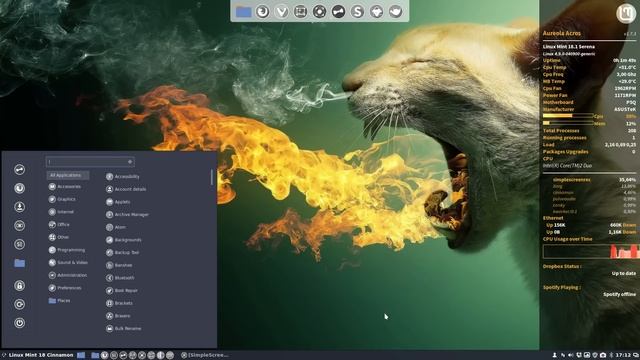 Upgrade your Linux Mint 18 to Linux Mint 18.1 with the update manager - the result - mute смотреть онлайн