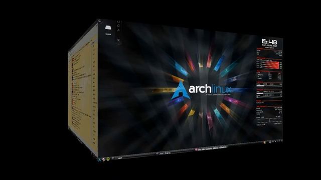 archlinux with kde 4.8 + candy смотреть онлайн