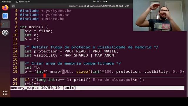 15 - Comunicação Inter-Processos com mmap() смотреть онлайн