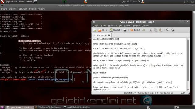 BackTrack 5 R3 ile MetaGoofil Kullanımı смотреть онлайн