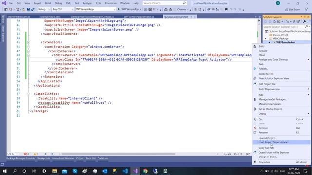 How to send local toast notifications from a WPF app - MSIX Package смотреть онлайн