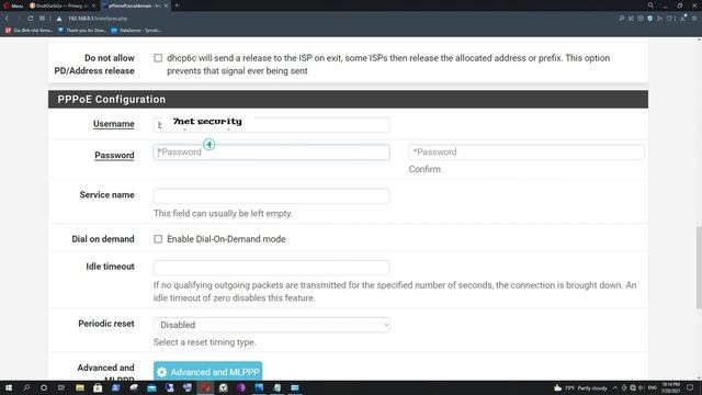 pfsense 4: Cách cấu hình PPPoE cho cổng WAN trên firewall pfsense смотреть онлайн
