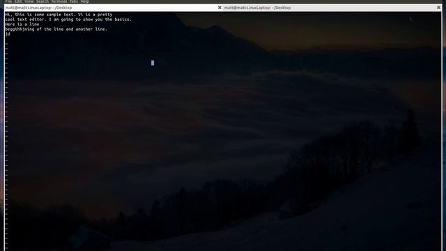 Vi on Linux - Basic Tutorial смотреть онлайн