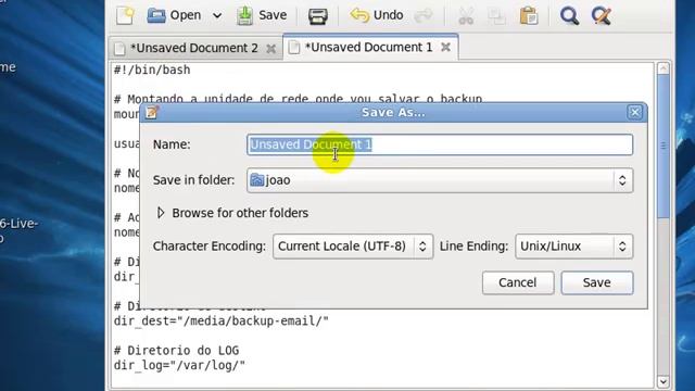Como fazer funcionar script backup linux смотреть онлайн
