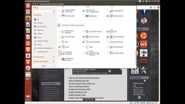 How To Install CCSM And Enable The Desktop Effects On Ubuntu 13.10 смотреть онлайн