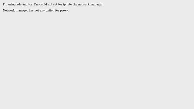 Ubuntu: How to set a proxy in kde? смотреть онлайн