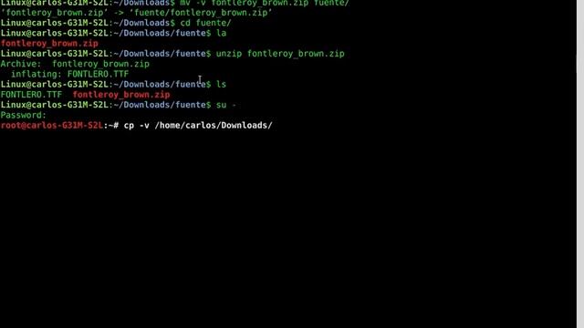 Como instalar fuentes en Linux usando la terminal смотреть онлайн