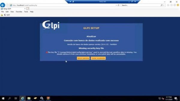Upgrade GLPI Service Desk -  9.5.1 for 9.5.2