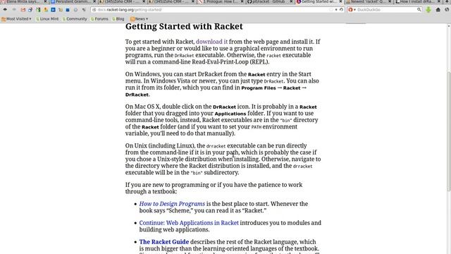 Racket install instructions need update instructions for Linux Mint in description below смотреть онлайн