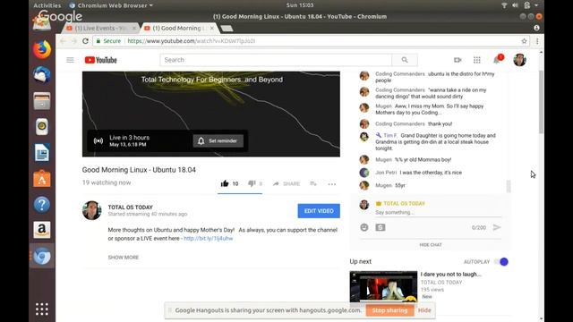 Good Morning Linux - Ubuntu 18.04 LIVE смотреть онлайн