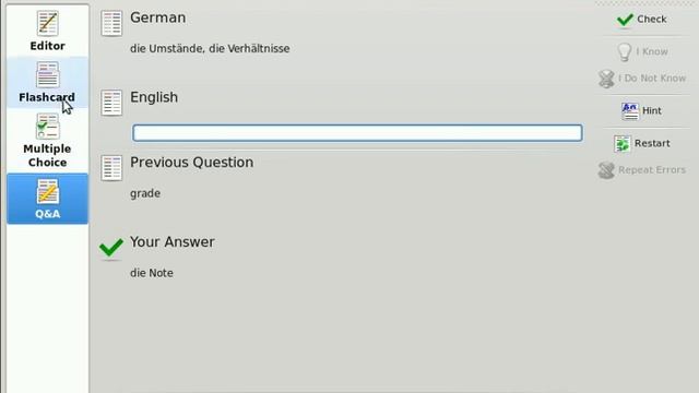 KWordQuiz 0.8.9 on Ubuntu смотреть онлайн