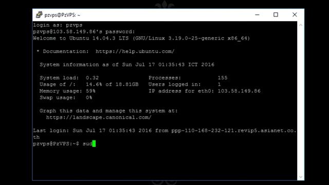 วิธีการรีสตาร์ท Linux Ubuntu By PzVPS.com смотреть онлайн