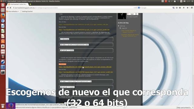 Como instalar Sopcast en Ubuntu 14.04 LTS / Linux Mint 17 смотреть онлайн
