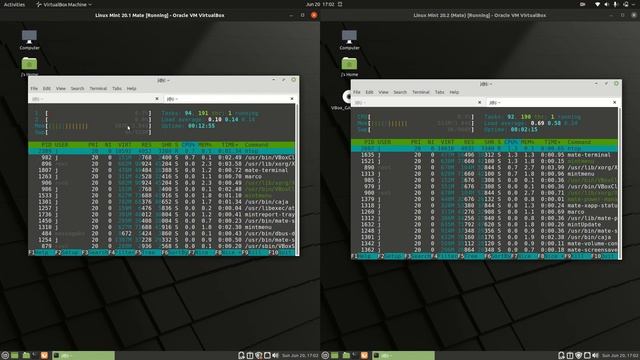Linux Mint 20.1 (MATE) vs Linux Mint 20.2 (MATE): Hardware Usage Comparison смотреть онлайн