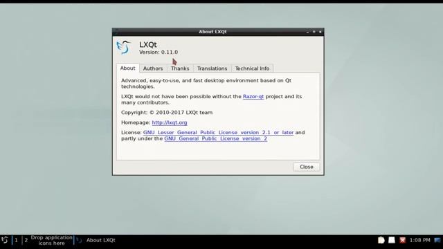Redcore Desktop 2017.06 LXQT смотреть онлайн