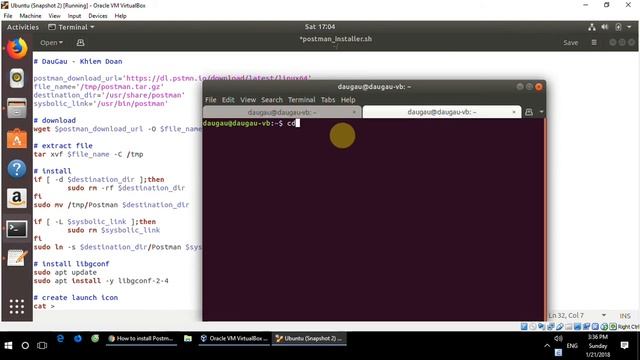 How to write script auto install Postman on Ubuntu смотреть онлайн