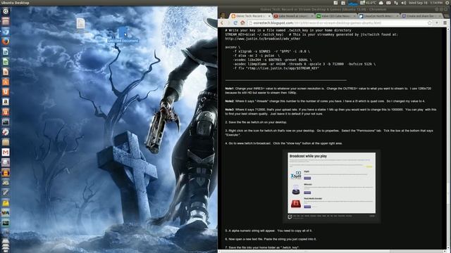 Tutorial: Live Stream To Twitch TV With Ubuntu Linux смотреть онлайн
