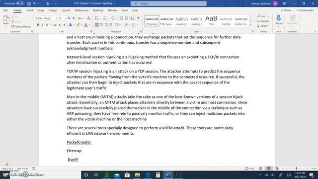 CEH Session Hijacking смотреть онлайн
