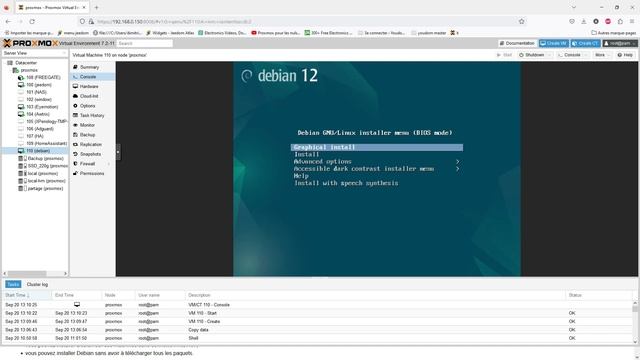 Proxmox pour les nuls partie 3 : l'installation d'une VM смотреть онлайн