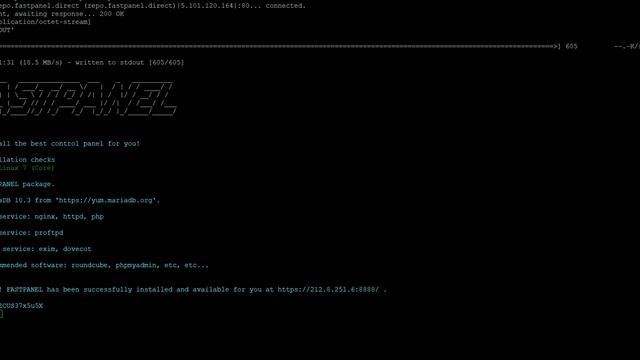 How to install FASTPANEL® on Linux смотреть онлайн