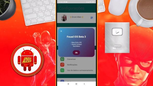 ATUALIZOU!!! 🔥WHATSAPP DO IOS BETA 3 NO SEU ANDROID смотреть онлайн
