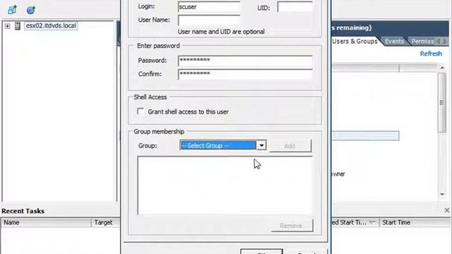 VMware vSphere CBT - Creating an ESX User and Allowing SSH Access to the Service Console смотреть онлайн