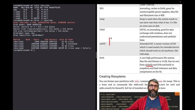 LPIC 1 - 040 -Module 104.1 (2/2) - Filesystems and formatting partitions смотреть онлайн