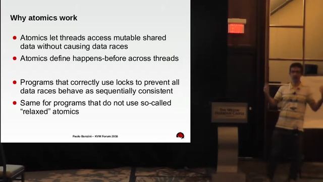 [2016] Atomic.h weapons: The C11 Memory Model and QEMU by Paolo Bonzini смотреть онлайн