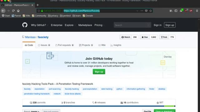 HOW TO INSTALL FSOCIETY IN LINUX OR PARROT | how to install fsociety in parrot смотреть онлайн