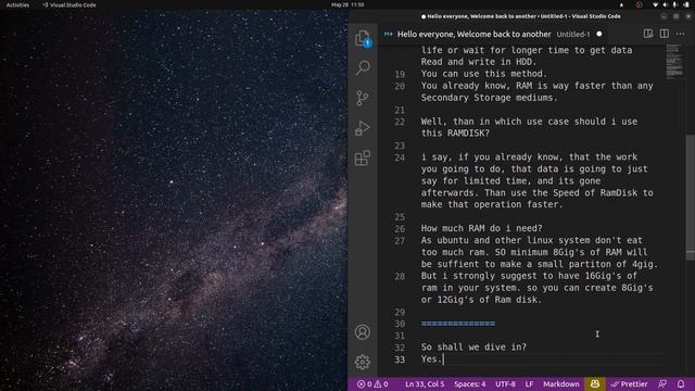 How to Create RamDisk in Ubuntu смотреть онлайн