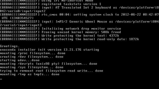 RHEL 6.3 start with "OMGZOMBIES" kernel parameter смотреть онлайн