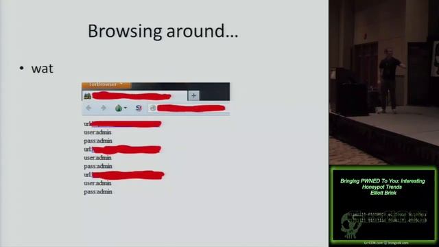 s06 Bringing PWNED To You Interesting Honeypot Trends Elliott Brink смотреть онлайн