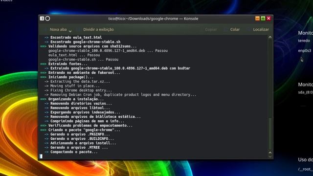 Google chrome no Arch linux e derivados, Instalação pelo terminal смотреть онлайн