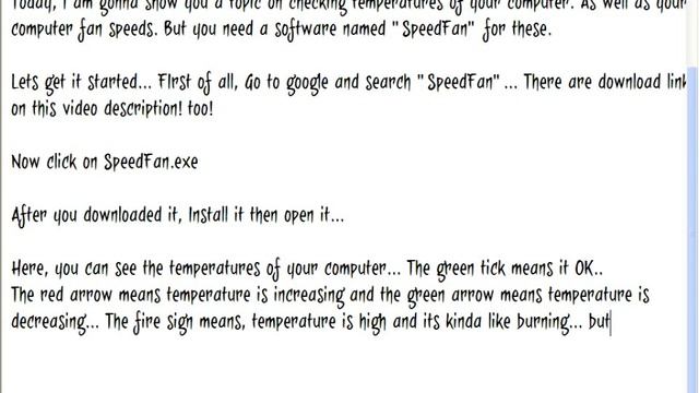 How to check your computer temperatures and fan speeds. смотреть онлайн