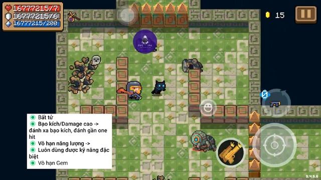 Hack Soul Knight 5.4.5 trên IOS - Hack Soul Knight ver 5.4.5 for IOS смотреть онлайн