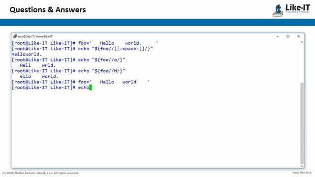 bash how to trim string смотреть онлайн