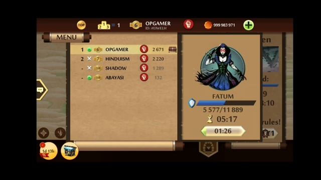 Shadow Fight 2, Fatum Power Mode, No hacks, [Android/iOS] time shift gameplay ||| SDXStranger, смотреть онлайн