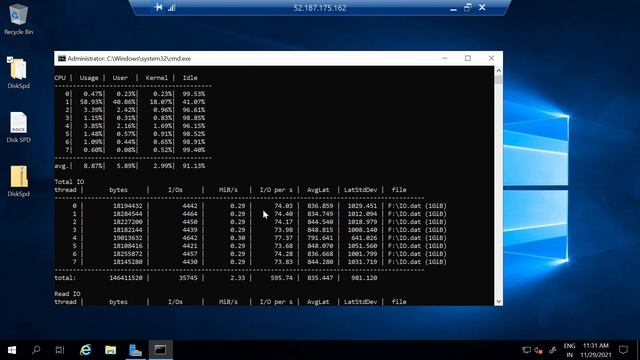 Benchmarkingtool Diskspd смотреть онлайн