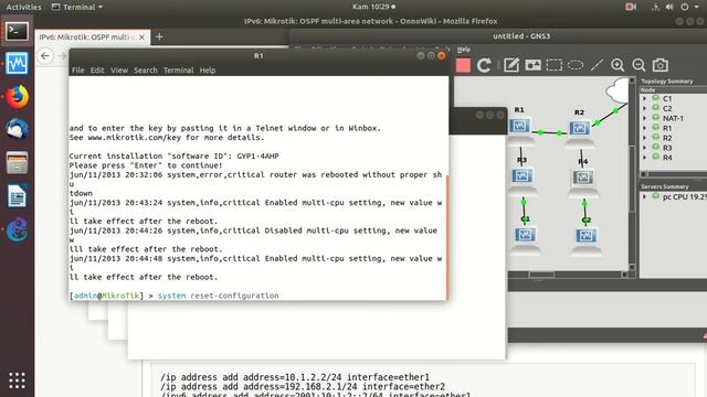 20190404 IPv6 ROUTING MikroTik OSPF multiarea смотреть онлайн