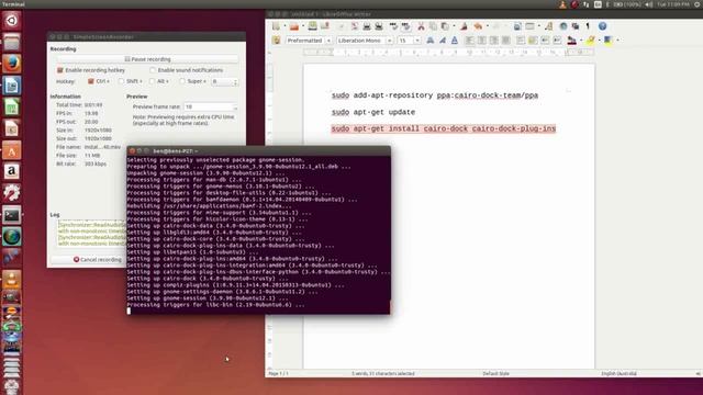 How to install Cairo Dock in Ubuntu 14.04 linux смотреть онлайн