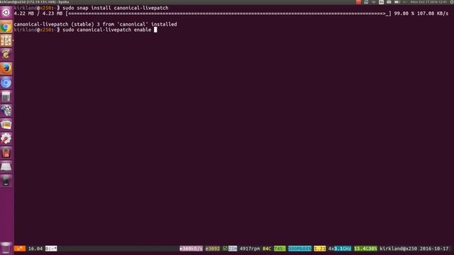 Install the Canonical Livepatch service in less than a minute! смотреть онлайн