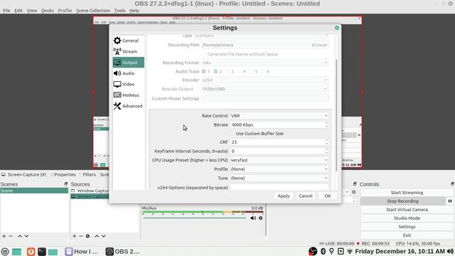 Record Your Own Videos For Free With OBS Studio - Setup Steps And Settings - Install On Linux Mint смотреть онлайн