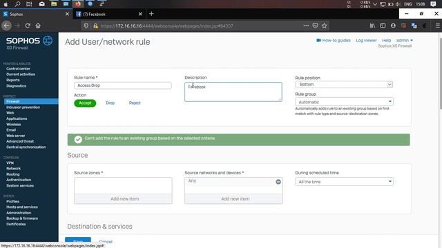 Block Firewall by Category - Sophos XG Firewall смотреть онлайн
