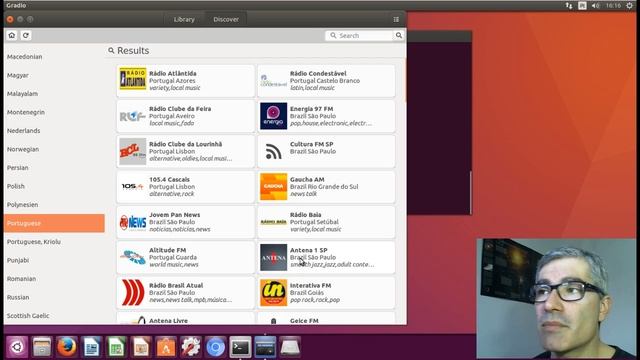 Gradio - Procurando e escutando rádios on-line no Ubuntu Linux смотреть онлайн