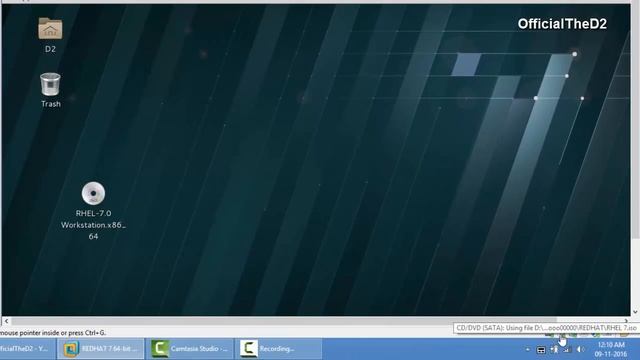 How To Bring Mounted ISO on Desktop RHEL7 + VMware смотреть онлайн